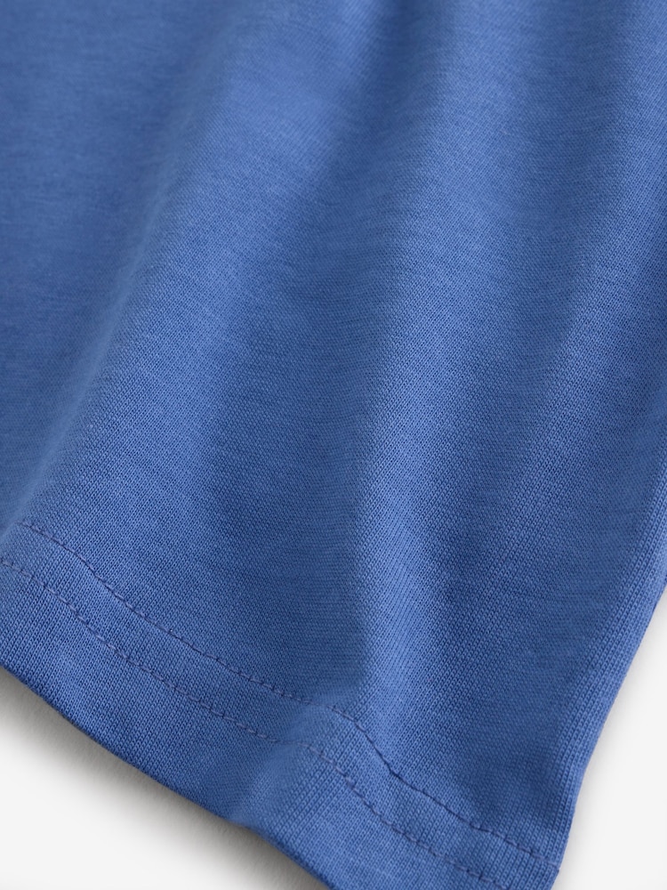 Bleu - T-shirt à manches longues en jersey Polo Ralph Lauren avec logo - Image 8 sur 8