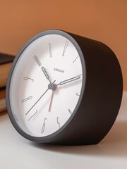 Karlsson Black Belle Numbers Alarm Clock - Image 1 of 3