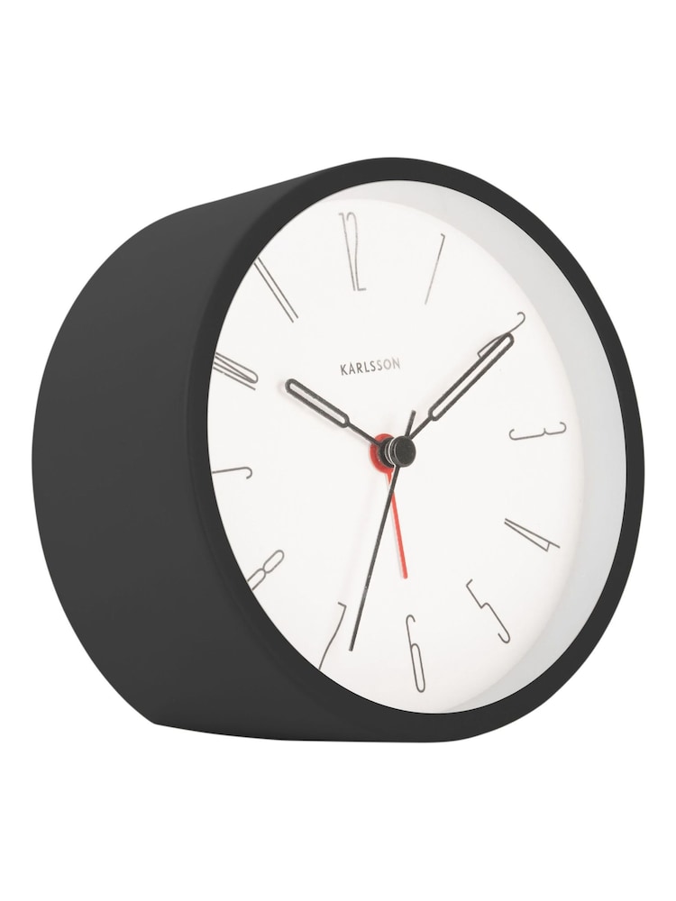 Karlsson Black Belle Numbers Alarm Clock - Image 3 of 3