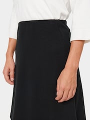Saint Tropez Kaileen Mid-thigh Length A-line Black Skirt - Image 1 of 3