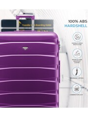 Set Of 2 Large Check-In & Small Carry-On Hardcase Travel Suitcase - Image 3 of 7