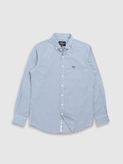 Rodd & Gunn Blue Gunn Check Oxford Slim Fit Shirt - Image 4 of 4