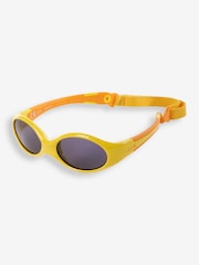 JoJo Maman Bébé Yellow Kids' Flexible Sunglasses with Straps - Image 1 of 1