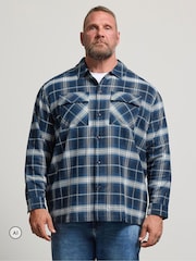 BadRhino Big & Tall Check Overshirt - 6的图像1｝