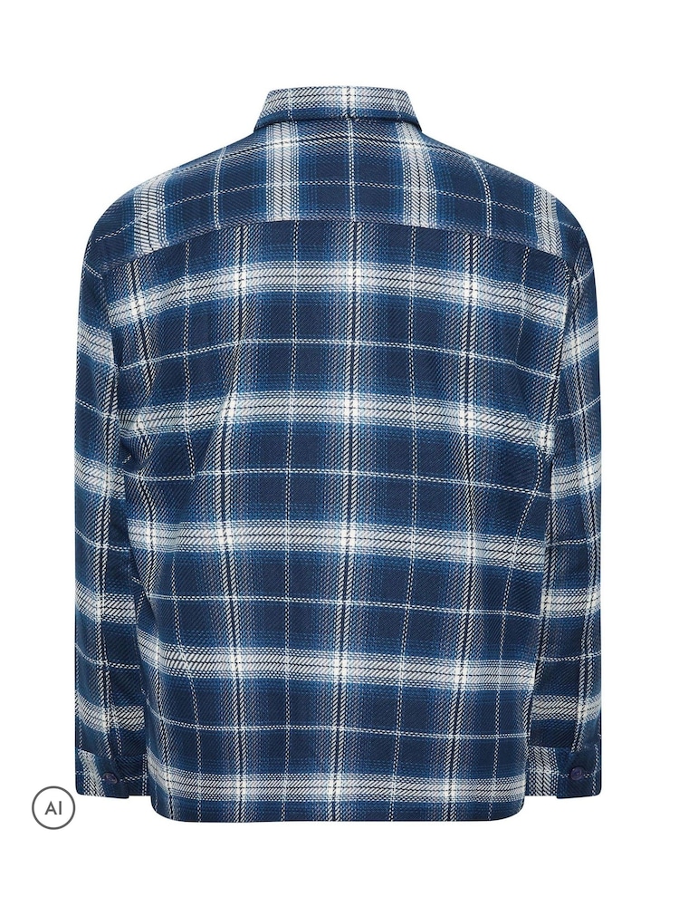 BadRhino Big & Tall Check Overshirt - 6的图像6｝