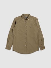 Rodd & Gunn Green Oxford Slim Fit Shirt - Image 4 of 4