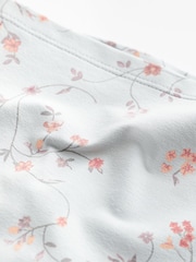 Pink/Weiß mit Blumenmuster - 3er-Pack für Babys bestehend aus T-Shirt und Shorts aus 100 % Baumwolle - Bild 8 von 8
