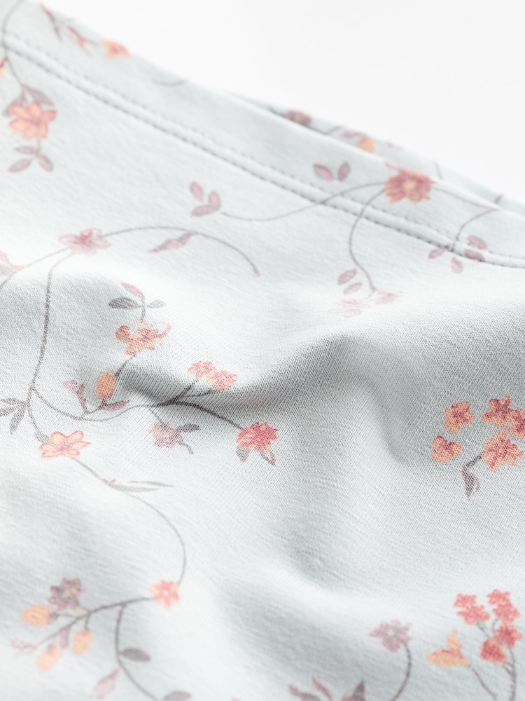 Pink/Weiß mit Blumenmuster - 3er-Pack für Babys bestehend aus T-Shirt und Shorts aus 100 % Baumwolle - Bild 8 von 8 Pink/Weiß mit Blumenmuster - 3er-Pack für Babys bestehend aus T-Shirt und Shorts aus 100 % Baumwolle - Bild 8 von 8