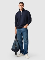 Rodd & Gunn Blue Newfield Sweat Top - Image 3 of 6