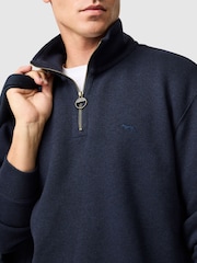 Rodd & Gunn Blue Newfield Sweat Top - Image 4 of 6