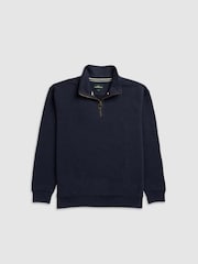 Rodd & Gunn Blue Newfield Sweat Top - Image 5 of 6