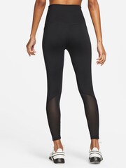 Nike Black One High Waisted 7/8 Leggings - Image 3 of 6