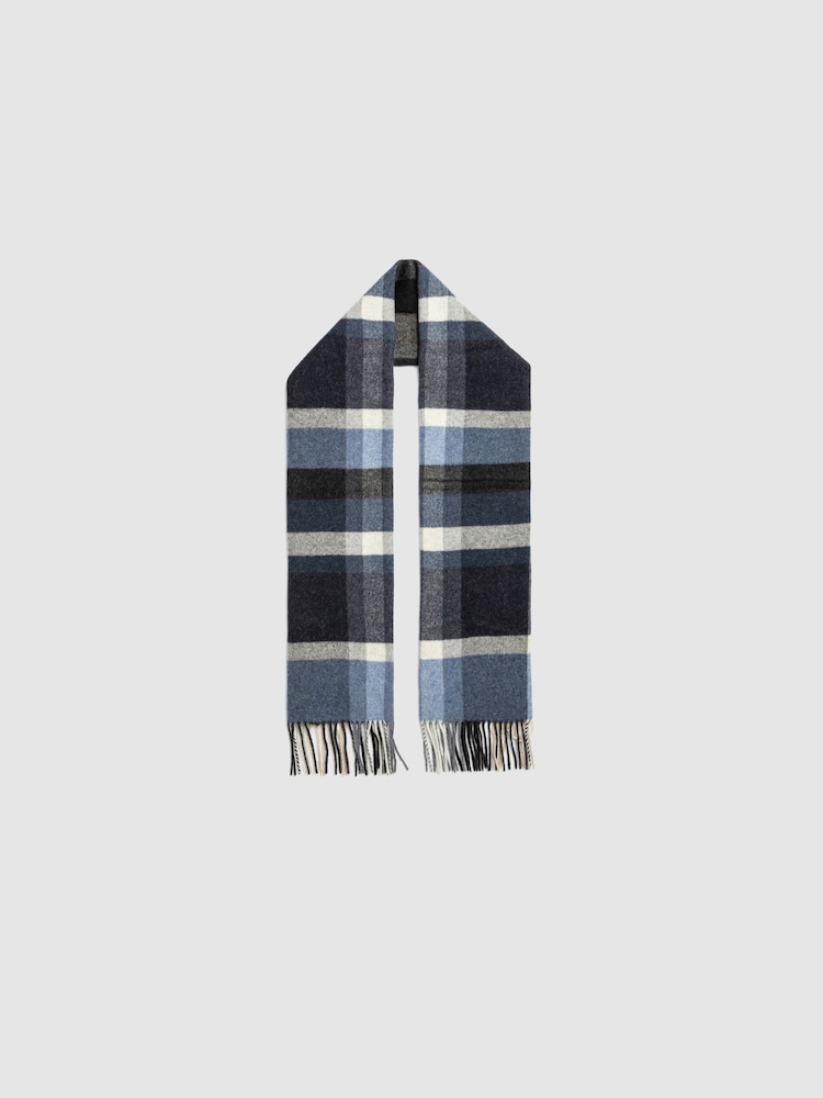 Rodd & Gunn Blue Jed Valley Scarf - Image 2 of 3