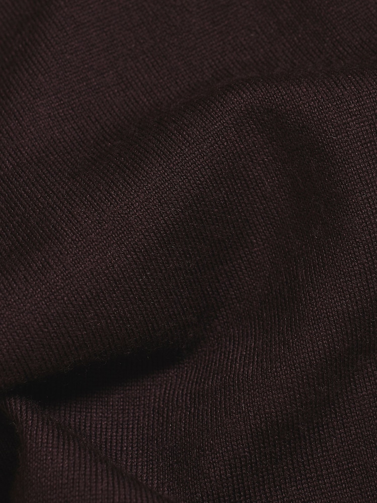 Tailored Athlete Red Muscle Fit Extra Fine Merino Wool Polo Shirt - Image 7 of 7 Tailored Athlete Red Muscle Fit Extra Fine Merino Wool Polo Shirt - Image 7 of 7