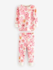 Rose/Jaune - 100Pyjama Fleuri Snuggle % coton 3 Lot (9mths-16yrs) - Image 8 de 12