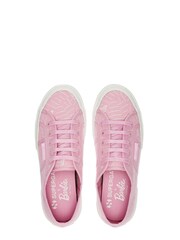 Superga Pink 2750 Barbie Print Trainers - Image 4 of 5