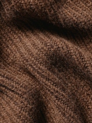 Azul - Cárdigan grueso de merino con cuello chal de Charles Tyrwhitt - Imagen 6 de 6