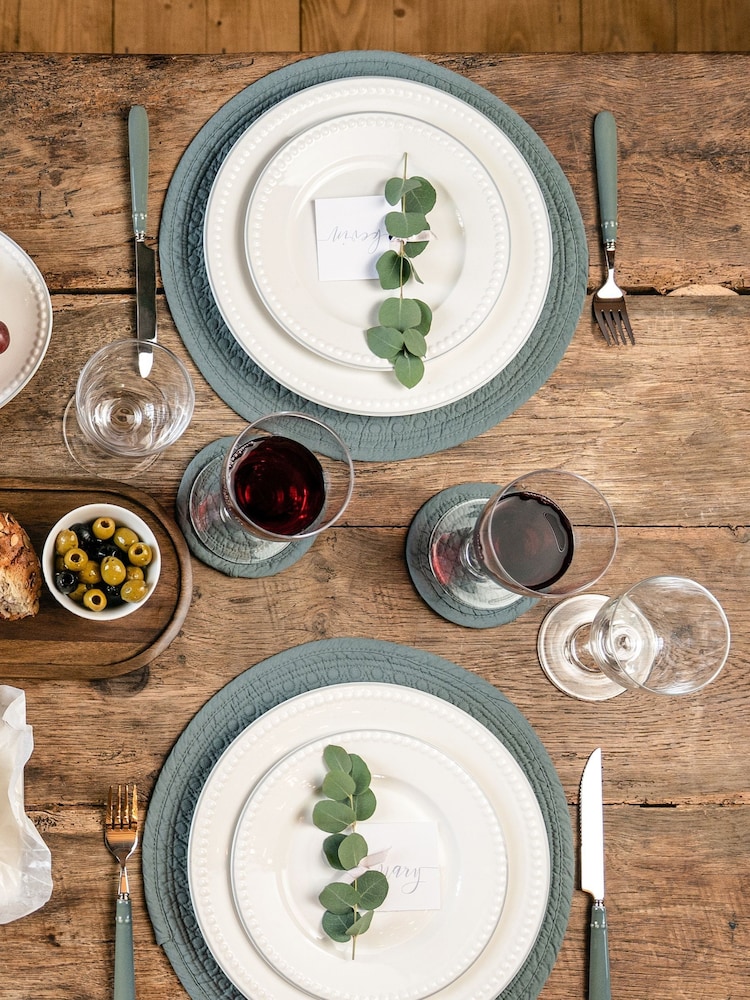 Mary Berry Green Signature  100% Cotton Placemat - Image 2 of 4
