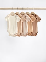 Neutral 5 Pack Baby Bodies 5 Pack - Image 1 of 7