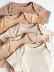 Neutral 5 Pack Baby Bodies 5 Pack - Image 4 of 7