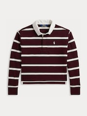 Polo Ralph Lauren Red Stripe Rugby Shirt - Image 1 of 2