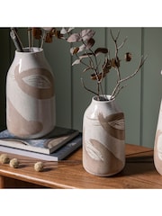 Gallery Home Brown Reactive Taft Small Vase - Image 2 of 8