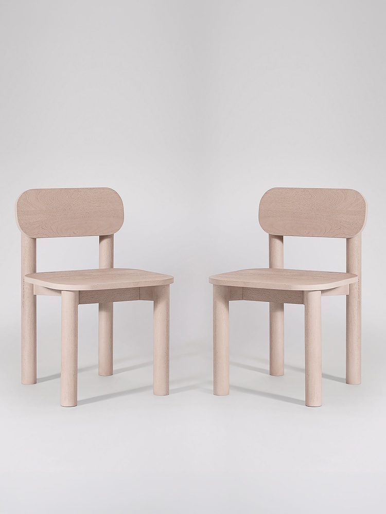 Swoon Grey Rita Mango Wood Dining Chair - Image 2 of 6