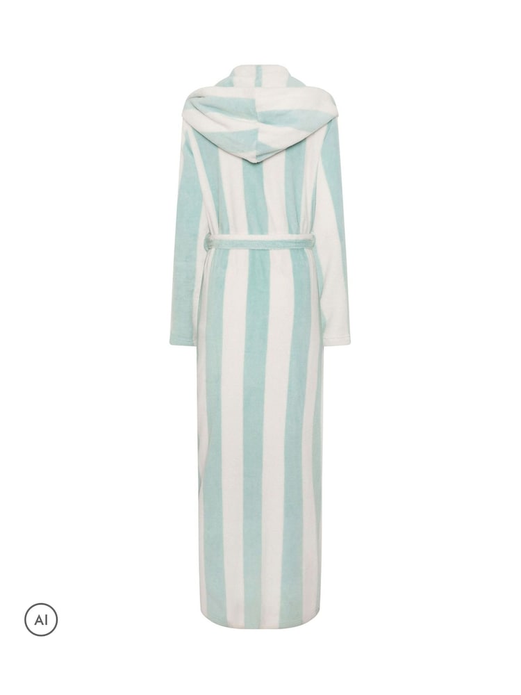 Long Tall Sally Macro Raita-hupullinen maksikylpytakki - Kuva 6 / 6