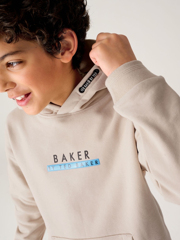 Neutral - Baker by Ted Baker, Hoodie aus 100 % Baumwolle - Image 4 of 8