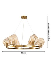Visconte by BHS Brass Portici 6 Light Ceiling Light - Image 4 of 5