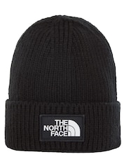 Negro - Gorro con vuelta y logo en cuadrado de The North Face - Imagen 3 de 3