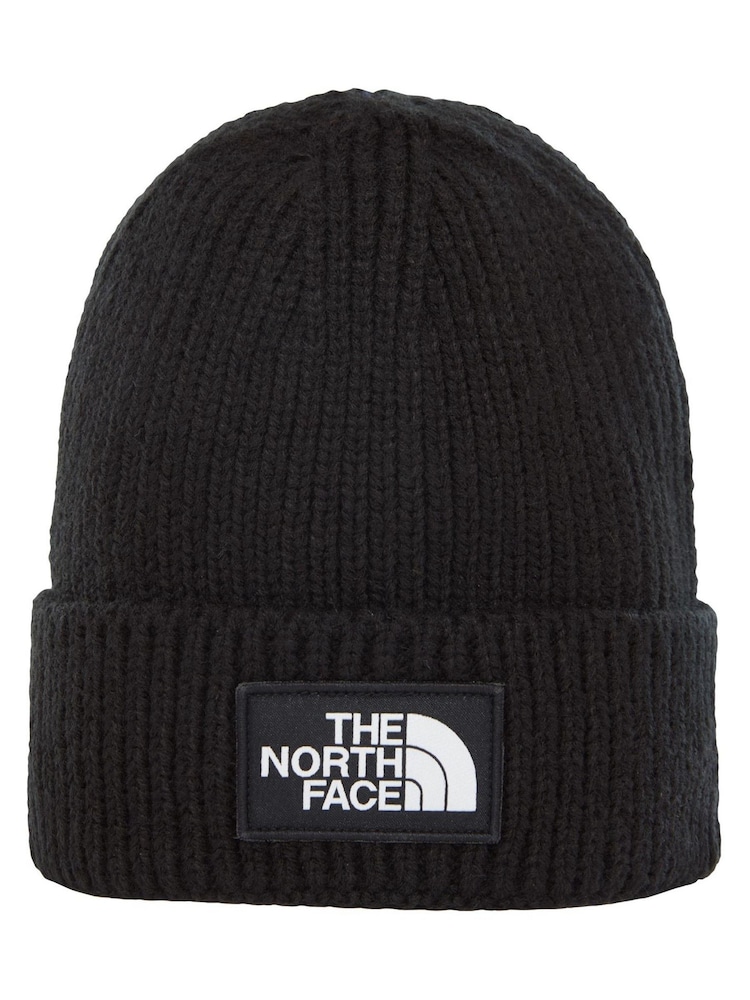 Negro - Gorro con vuelta y logo en cuadrado de The North Face - Imagen 3 de 3