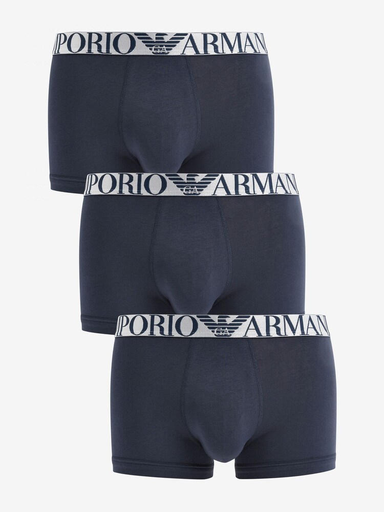 Emporio Armani Boxers 3 Pack - Image 1 of 3 Emporio Armani Boxers 3 Pack - Image 1 of 3