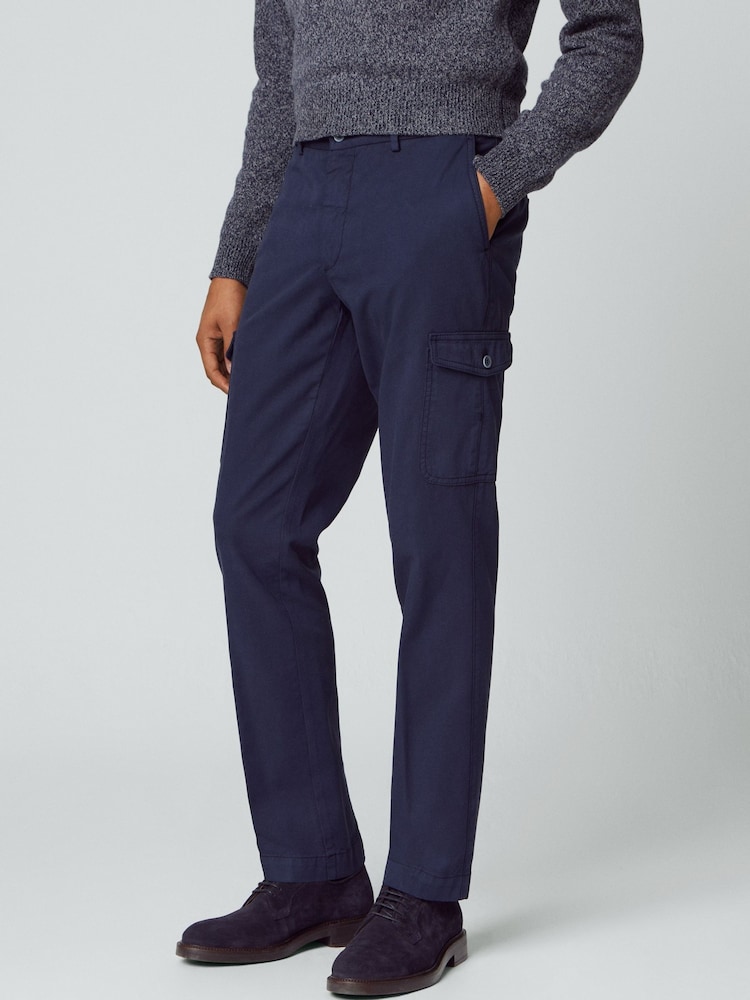 Hackett Men Blue London Trousers - Image 1 of 1 Hackett Men Blue London Trousers - Image 1 of 1