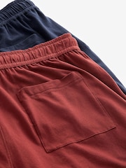 Navy Blue/Orange Modal Lightweight Shorts 2 Pack - Image 14 of 15