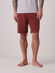 Navy Blue/Orange Modal Lightweight Shorts 2 Pack - Image 4 of 15