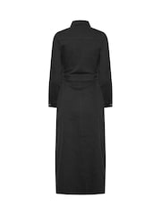PixieGirl Petite Black Denim Maxi Dress - Image 6 of 6