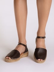 Penelopy Chilvers Montserrat Leather Espadrille Sandals - Image 1 of 5