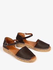 Penelopy Chilvers Montserrat Leather Espadrille Sandals - Image 4 of 5
