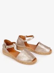 Penelopy Chilvers Montserrat Leather Espadrille Sandals - Image 3 of 5