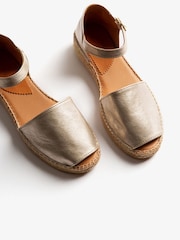 Penelopy Chilvers Montserrat Leather Espadrille Sandals - Image 4 of 5