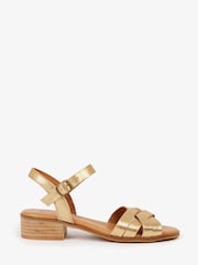 Penelope Chilvers Heeled Shepherdess Leather Sandals - Image 1 of 4