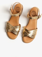 Penelope Chilvers Heeled Shepherdess Leather Sandals - Image 3 of 4