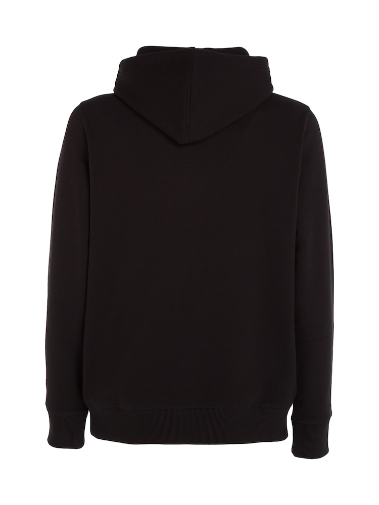 Negru - Hanorac Calvin Klein Jeans Essential cu logo - Image 5 of 6