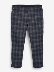 Blue Check Slim Trousers - Image 1 of 2