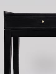 Swoon Black Newham Mango Wood 2 Drawer Desk - Image 4 of 8
