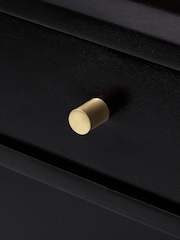 Swoon Black Newham Mango Wood 2 Drawer Desk - Image 7 of 8