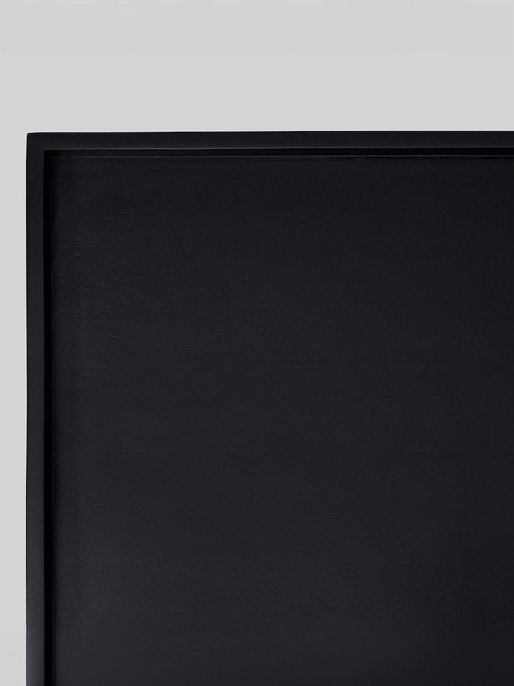 Swoon Black Newham Mango Wood 2 Drawer Desk - Image 8 of 8 Swoon Black Newham Mango Wood 2 Drawer Desk - Image 8 of 8