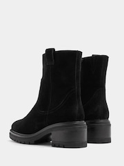 Long Tall Sally Black Soft Square Cleated Block Heel Shoes - Image 3 of 4