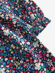 Cath Kidston Navy Ditsy Floral Long Sleeve Collar 100% Cotton Dress (3mths-8yrs) - Image 9 of 9
